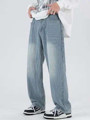 Men Relaxed Fit Light Fade Jeans