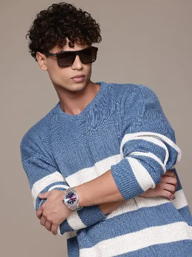 The Lifestyle Co. Striped Pullover