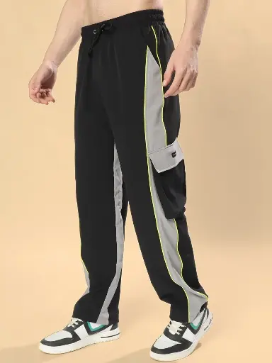 Men Relaxed Loose Fit Cargo Trouser